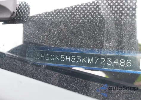 2019 Honda Fit Ex z USA, uszkodzony, nr VIN 3HGGK5H83KM723486